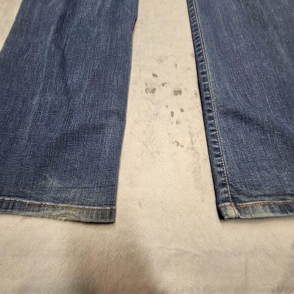 Levi's 512 Jeans Womens 12 Blue Boot Cut Perfectly Slimming Stretch Medium Wash - Picture 10 of 12